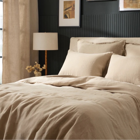 Parachute Linen Duvet Cover Toast Tan King Cali King - Picture 1 of 7